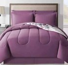 Lanwood Home Monica Reversible 8-piece Bed-in-a-bag Queen Comforter Set