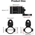 2x Whip Light Mount Flag Bracket 1 75 -2  Adjustable For Polaris Rzr Ranger X3