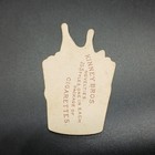 Antique 1890s Kinney Bros Tobacco Cigarette Card Die Cut Victorian Champagne Ice