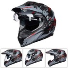 Ilm Off Road Motorcycle Dual Sport Helmet Full Face Sun Visor Dirt Bike Atv