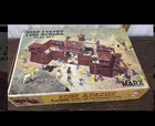 Vintage Marx Fort Apache Playset Western Toy Litho Plastic  3681 Incomplete Set