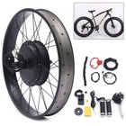 26  Rear Hub Motor Lcd E-bike 48v 1500w Electric Bicycle Conversion Kit Fat Tire