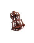 Dollhouse Miniature 1 12 Scale Rosewood  Corner Shelf - Artist Made 