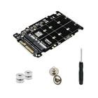 2 In 1 M 2 Nvme Ssd Key M   Ngff Sata Ssd Key B To U 2 Sff-8639 Adapter Car