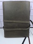 Leather Bound Journal  Vintage Style Writing Book  Lined  Pages