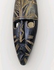 Vintage African Tribal Hand Carved Wood Mask  20 x6 5   Art Wall Hanging 