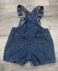 Infant Classic Overalls Shortalls Denim Romper Baby Pockets 0-3 Months