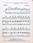 When Love Comes Swingin Along Sheet Music Say When 1934 Musical Flop Henderson