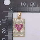 14k Yellow Gold Plated 2ct Round Cut Lab-created Pink Ruby Women Beauty Pendant