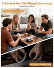 Automatic Card Shuffler 1  2 Deck  One-click Shuffling Mode  Compact  Black