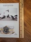 Vintage Rolex Oyster Perpetual Date Submariner Watch Magazine Print Ad Doubilet