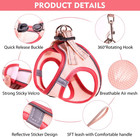 Cat Harness And Leash Set  Soft And Breathable Vest With Reflective Strip  Escap