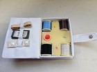 Vtg Old Pocket Travel Sew-n-sew Sewing Mending Kit Mini Box Red