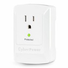 Cyberpower Single Outlet Surge Protector In White