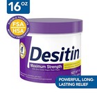 Desitin Maximum Strength Baby Diaper Rash Cream With 40  1 Pound  pack Of 1  