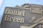 Daniel Green Comfy Slippers Bronze Wall Plaque