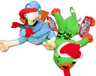 Lot 7 Meanies Plush Beanie Series 1  Shocking Stuffers Splat Boris Fi-do Tags