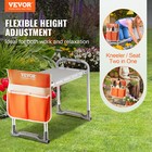 Vevor Garden Kneeler And Seat Foldable Garden Stool 10  Eva Pad 330 Lbs Capacity