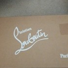 Christian Louboutin Pigalle Plato Black Leather Stiletto Pumps Pointed Eu37