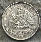 1870 Mo M Mexico Silver Peso