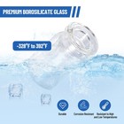 5ml Glass Vials 100x Glass Vial Small Vials Empty With 20mm Caps Stopper  Clear