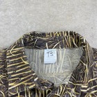 Vintage 90s Farmland Brand Bamboo Camo Button Up Long Sleeve Shirt Size Large