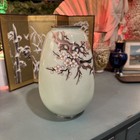 Ando Jubei Signed Japanese Cloisonn   Mint Vase Cherry Blossoms Birds Antique 8   