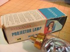 Vintage Sylvania Projector Lamp Bulb Dfe 80 Watts 30v 15 Hrs Blue Top