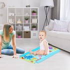 4-in-1 Activity Gym Play Mat Baby Activity Center W 3 Hanging Toys Kids Play