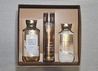 Bath   Body Works Warm Vanilla Sugar 3pc Set Gel Mist Lotion 24 Hr Moisture
