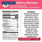 V8 Strawberry Banana 100  Fruit And Vegetable Juice  8 Fl Oz Can  24 Pack 
