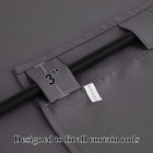 Grey Blackout Curtains - Thermal Insulated Window Drapes For Bedroom Kitchen    