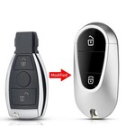 Mercedes-benz Smart Key Shell Case Bga Style 2 3 4 Button Blank Blade