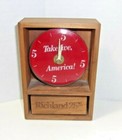 Vintage Richland 25 s Cigarette Take Five 5 America Clock Sign