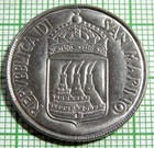 San Marino 1973 50 Lire  Social Justice - Female With Sword And Scale Unc