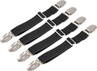 Adjustable Bed Sheet Fasteners 4pcs  Elastic Straps Clips  Grippers For Mattress