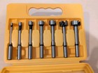 Tool Shop 7 Pc Forstner Bit Set 1 4 -1  Durable Steel Bits Carbon Steel New