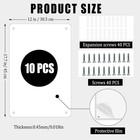 10 Pcs Sublimation Metal Sign Blanks 12x18 Inch  Aluminum Sublimation Yard Sign