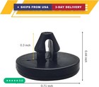12 Pcs Car Brake Pedal Pad  Brake Light Switch Stopper  Universal For Most Cars