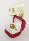 2019 Ring In Box - Old World Christmas Glass Ornament New W tag 32176