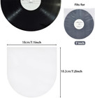 50pcs Vinyl Record Inner Sleeves  Transparent Protection Album Covers  Lp Anti-s