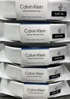 Calvin Klein Slim Tall Non-iron Lot Of 5 White Dress Shirts Pick Size 36 37 Nwt