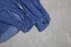 Men s Vintage 70s Sears Denim Button-up Long Sleeve Jean Shirt Large