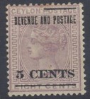 Ceylon Stamps 1885 Sg187 9 191 2 Mint Hinged   Used Cv   92 5