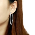 Women s Stainless Steel High Polished 13 00 g  Hoops   Huggies Earrings
