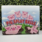 12 Pack Splat Ball Pig Squishy Splats Toy Stress Reliever Goody Bag Fast Ship
