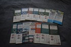 Huge Lot Of 92 Standard Oil   Chevron Gasoline Road Maps From 1950s - 1970s