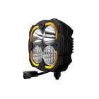 Kc Hilites    Flex Era   4 Led Combo Lights Pair  Wiring  Spot Lenses  Amber Covers