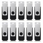 10pcs 1gb Swivel Usb2 0 Flash Drive Thumb Pen Drive Rotating Memory Stick U Disk