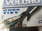 Velcro    Brand Cord Ties Thin Ties Cable Cord Organizer Reusable Straps - 6 Pcs 